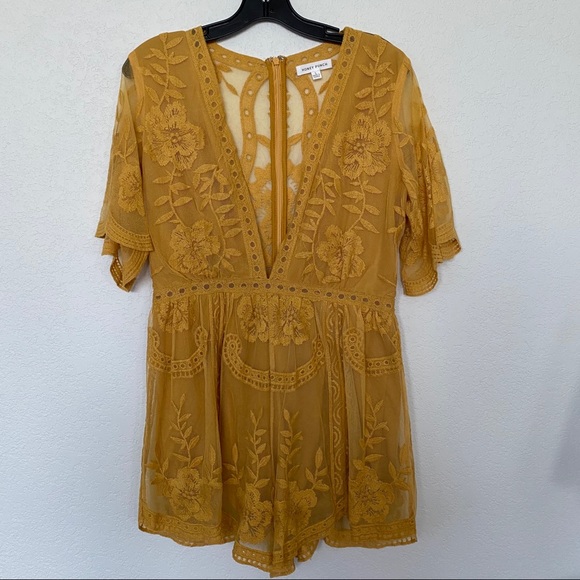 Mustard Romper - Picture 2 of 5